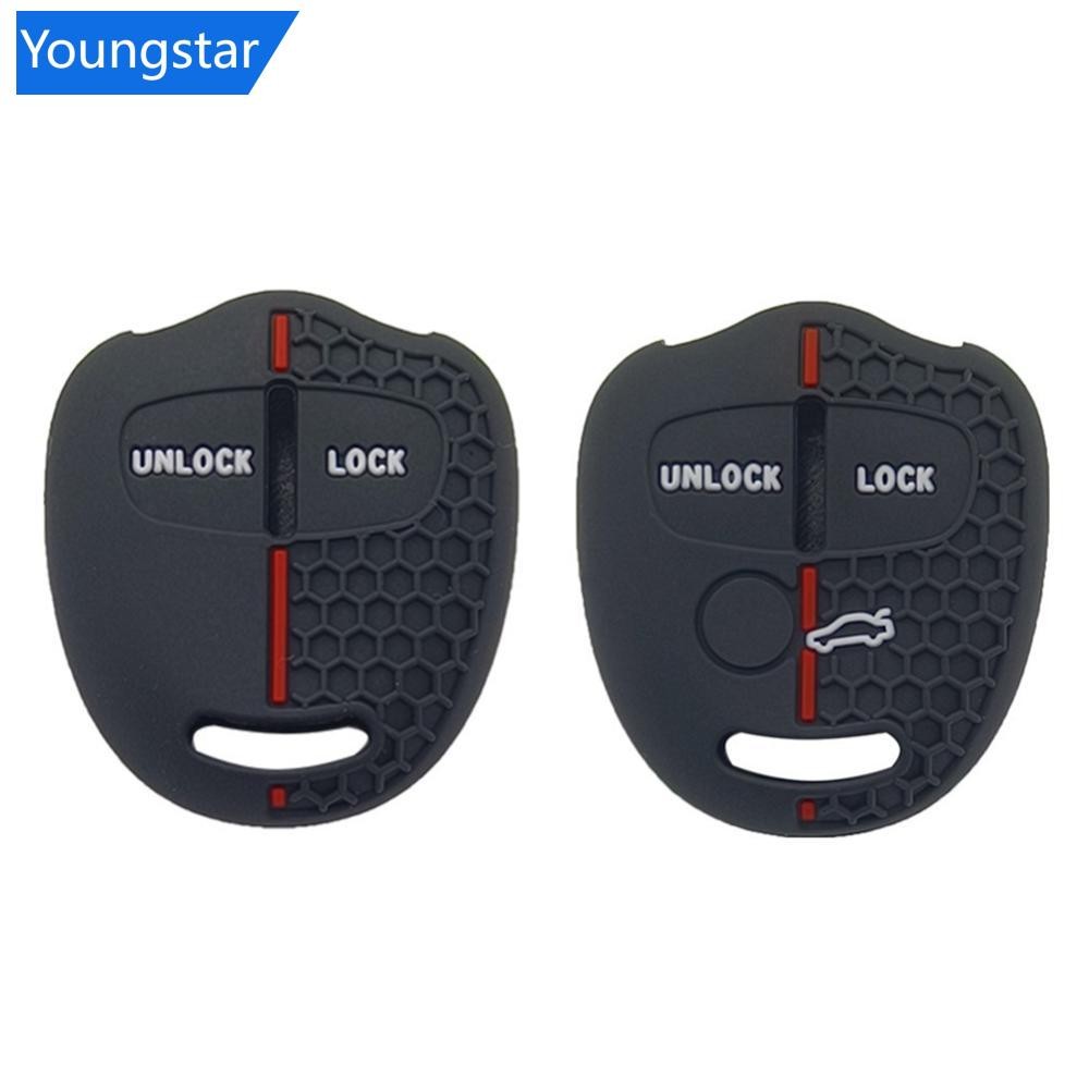 FYY ซิลิโคน Key Case ป้องกัน Fob สําหรับ Mitsubishi Evolution Lancer EX Grandis Outlander Triton Pajero ASX