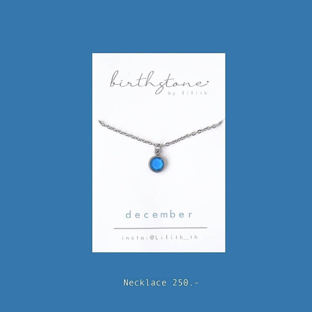 Lilith -Birthstone stainless charm