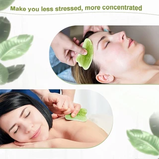 Gua Sha กัวซา หินนวดหน้า ที่นวดหน้า กวซานวดหน้า กวซา นวดหน้าเรียว เรซิ่นธรรมชาติ ช่วยลดบวม กระชับรูขุมขน ลดริ้วรอย