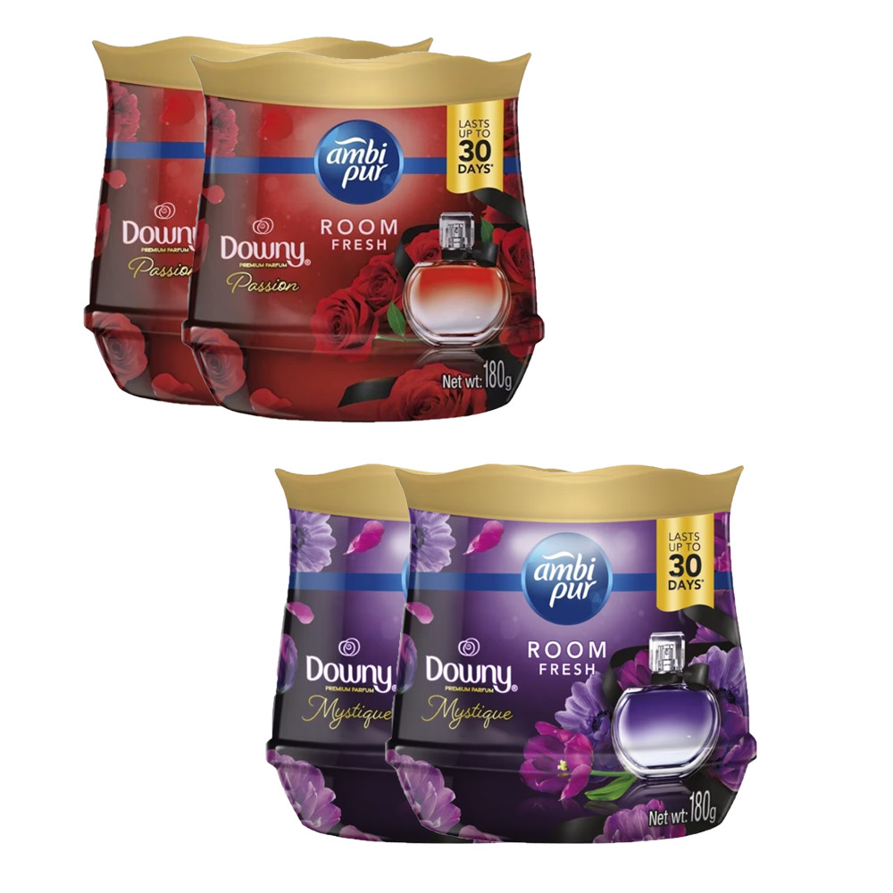 แพคคู่ เจลหอมปรับอากาศ Ambi pur room fresh กลิ่นจาก Downy premiun สุดๆ ขนาด 180x2 กรัม