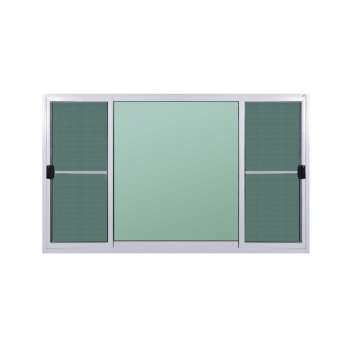 Changdee eco (AS) A PLUS PLATINUM หน้าต่างอะลูมิเนียม บานเลื่อน SFS(D) A-P/003 180x110ซม.พร้อมมุ้ง ส
