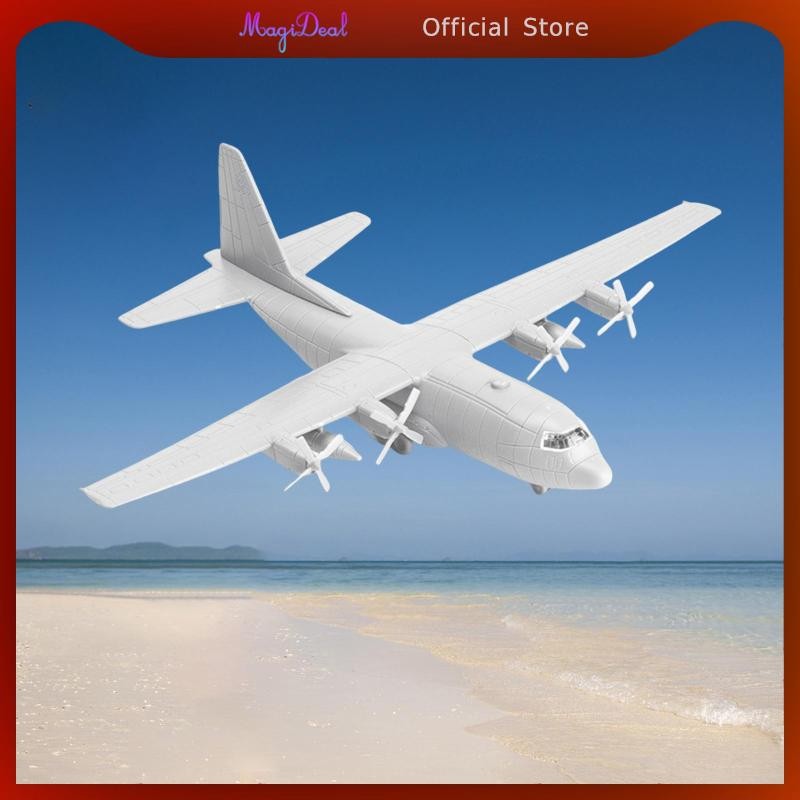 Magideal เครื่องบินขนส่ง รุ่น C130 Aircraft Toy Airplane Model 4D for Collection Gift