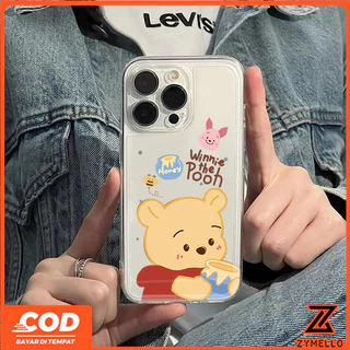 สําหรับ OPPO Reno 16F 15F 14F13F Reno 13 Pro V70 Y05 A6 PRO A6X A3 A5X A5 5G A3X A5 PRO A3 PRO V60 LITE V50 Y04 Y29 เคสโทรศัพท์ TPU หมีพูห์น่ารักการ์ตูน