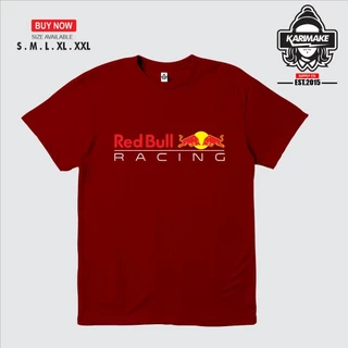 [ส่งเดี๋ยวนี้] ขายร้อนเสื้อยืดแขนสั้น ROUND คอลูกเรือเสื้อยืดS-5XL Karimake Racing F1 REDBULL RED BULL MAX VERSTAPPEN 33