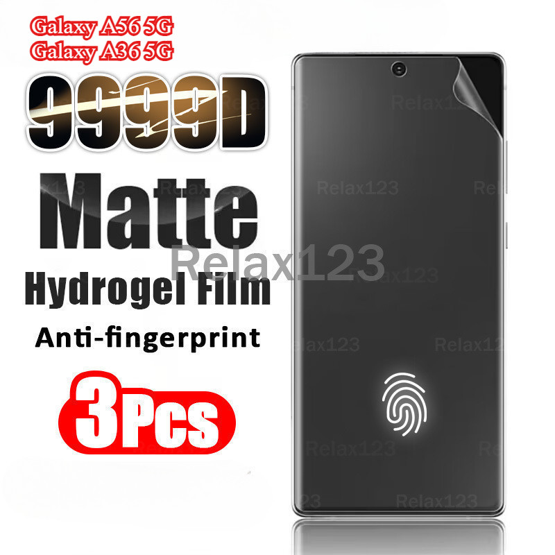 SAMSUNG สําหรับsamsung Galaxy A56 5G A36 5G A26 A16 1-3Pcs Matte Hydrogelฟิล์มสําหรับSamsung A56 A36