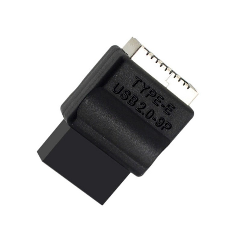 EZR USB 2 0 9Pin to Type E Header Adapter สําหรับเมนบอร์ดพร้อมแผง Type E ตัวเมีย
