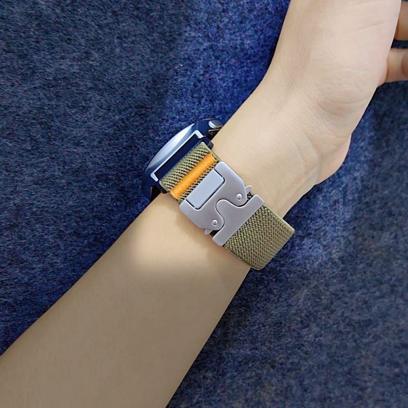 สายรัดไนลอนสำหรับ Amazfit Balance Cheetah Pro Round GTR GTS 4 3 Pro 2 Bip 5 47MM GTS4 2 mini Active 2 huami 20mm 22mm สายนาฬิกาทดแทน - รูปที่ 3