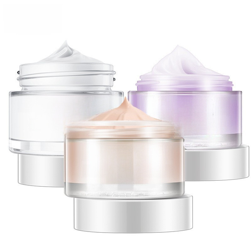 Poquanya V7 ครีมแต่งหน้า Moisturizing ง่ายต่อการทา Retouch Skin Tone Moisturizing Brightening คอนซีล