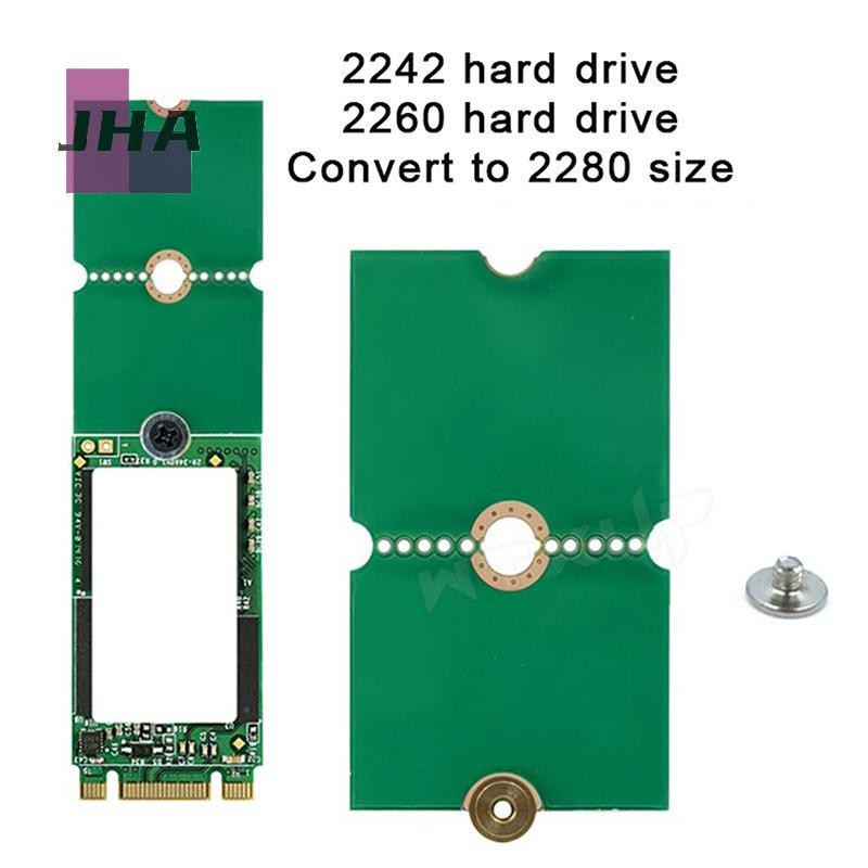 Alittlese อะแดปเตอร์การ์ดแปลงขยาย NGFF M.2 SSD 2242 เป็น 2280 2230 เป็น 2280 TH