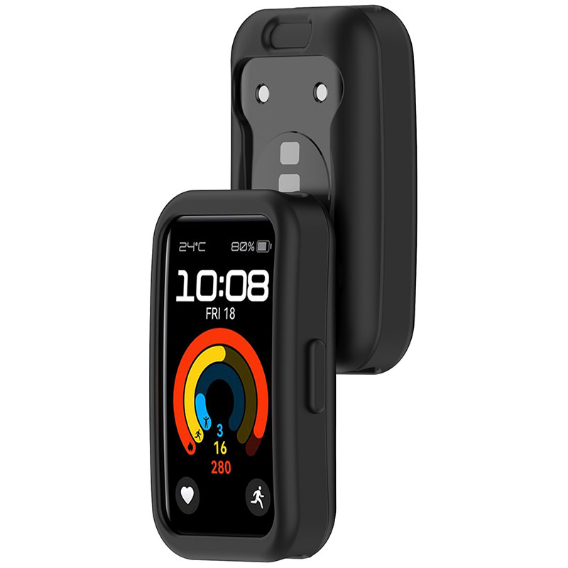 ฟิล์มกันรอยหน้าจอเปลือกลูกอมสีนุ่มตกทนทานสําหรับ Huawei Band 8 9 10 NFC