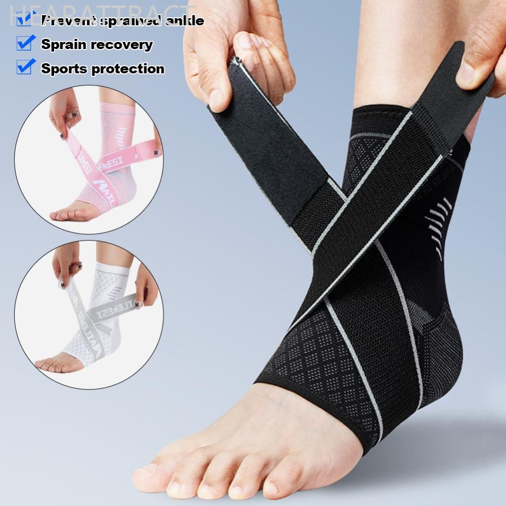 Hearattract 1 PC Professional กีฬาสายรัดข้อเท้าสายรัดความดัน Anti-Sprain ข้อเท้า Joint Protector สํา