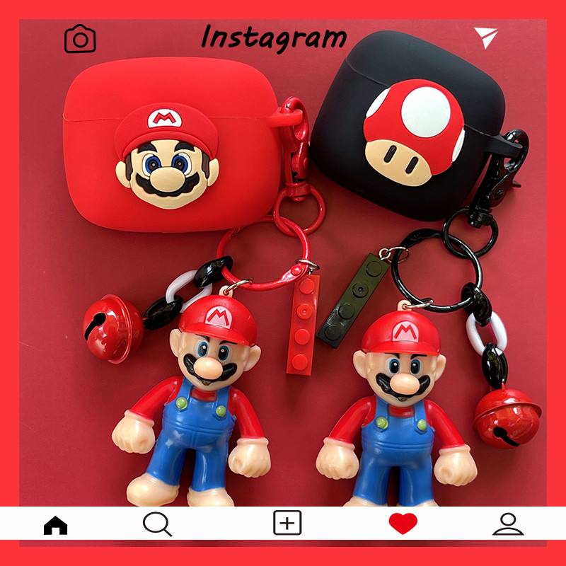 การ์ตูนซิลิโคนนุ่มสําหรับ JBL Tune Buds 2/ JBL Tune Beam 2/JBL Tune FLEX 2 หูฟังพร้อมจี้และแหวนตะขอ