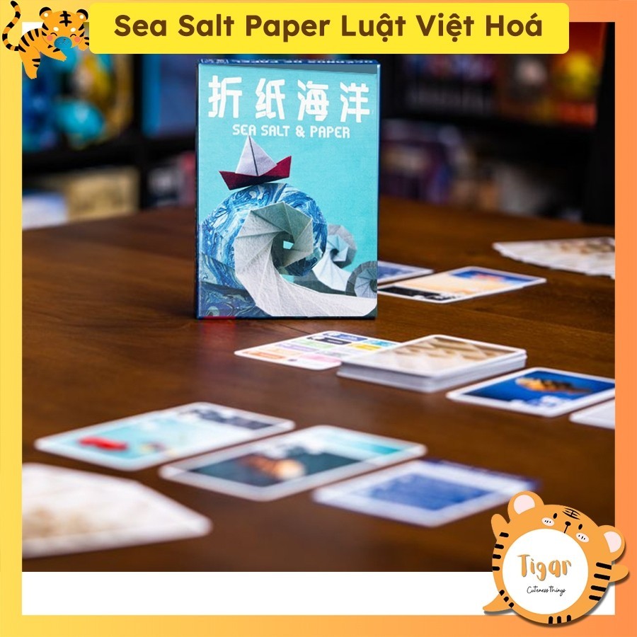 [เวียดนาม] Boardgame Sea Salt & Paper Top Card Boardgame Tigar