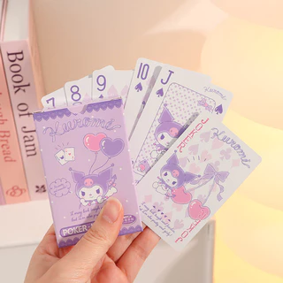 การ์ดเกมโป๊กเกอร์การ์ตูนความบันเทิงลําลอง Melody Hello Kitty Series การ์ดเกมโป๊กเกอร์