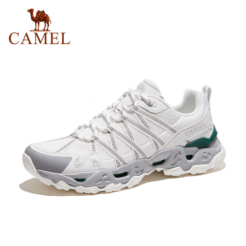 Camel รองเท้าผ้าใบลําลอง กันลื่น ระบายอากาศ สําหรับผู้ชาย ผู้หญิง เหมาะกับการเดินป่า กลางแจ้ง