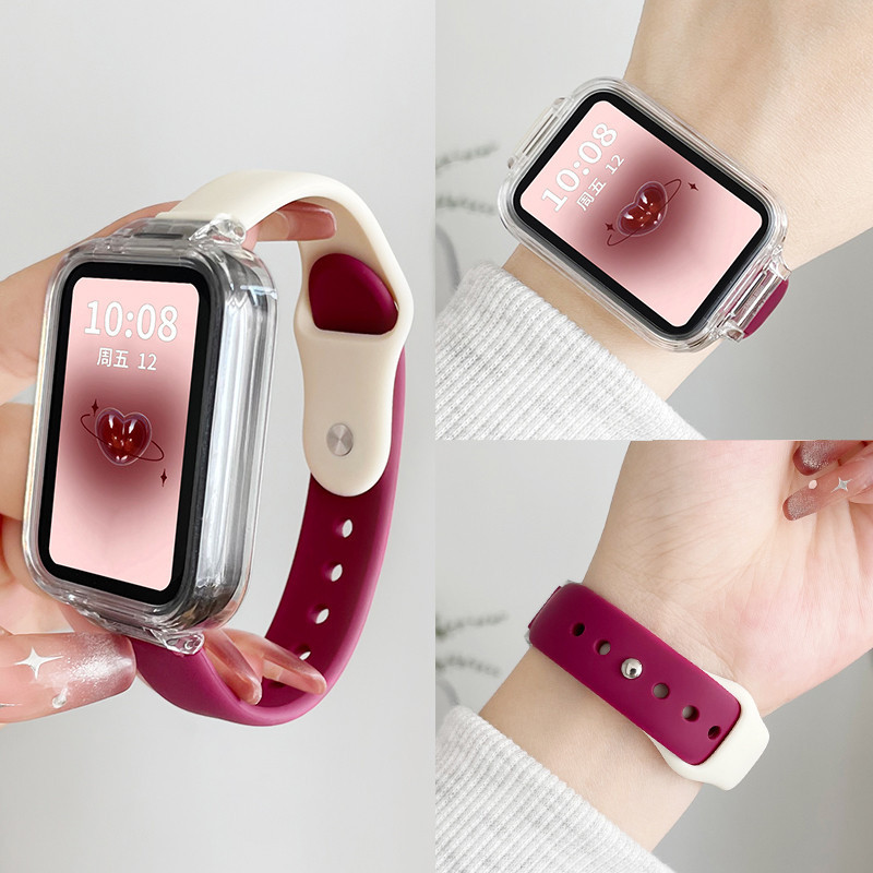 ใหม่ สายนาฬิกาข้อมือ ซิลิโคนนิ่ม แบบเปลี่ยน สําหรับ Samsung Galaxy Fit 3 Galaxy Fit3