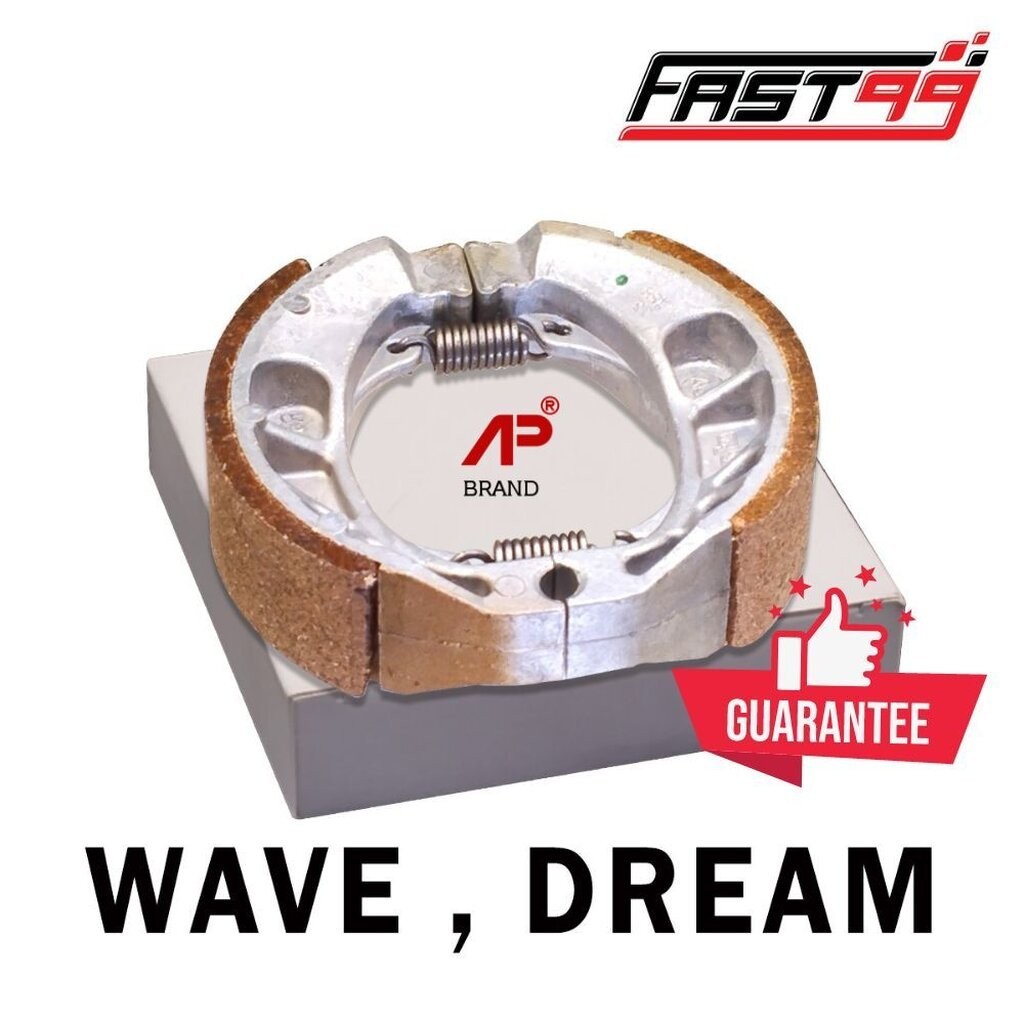 FAST99 ผ้าเบรค WAVE / DREAM ผ้าเบรกก้าม WAVE / DREAM แข็งแรง คุณภาพAAA ยี่ห้อAP ผ้าเบรกหลังมอเตอร์ไซ