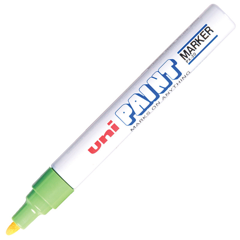UNI ปากกาเพ้นท์ หมึกสีเขียว ขนาด 2.2-2.8 มม. รุ่น PX-20
