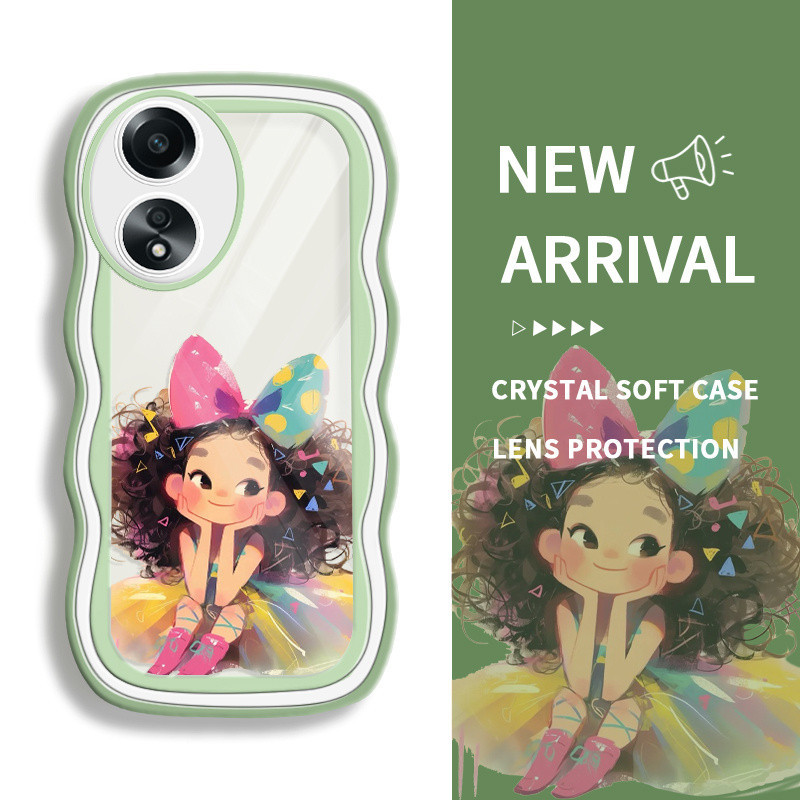 สําหรับOppo A58 4GสําหรับOppoA58 OPOP 0PP0 A58 OPปลอกHP Softcase Kesing Lucuโทรศัพท์Cesing Soft Cass