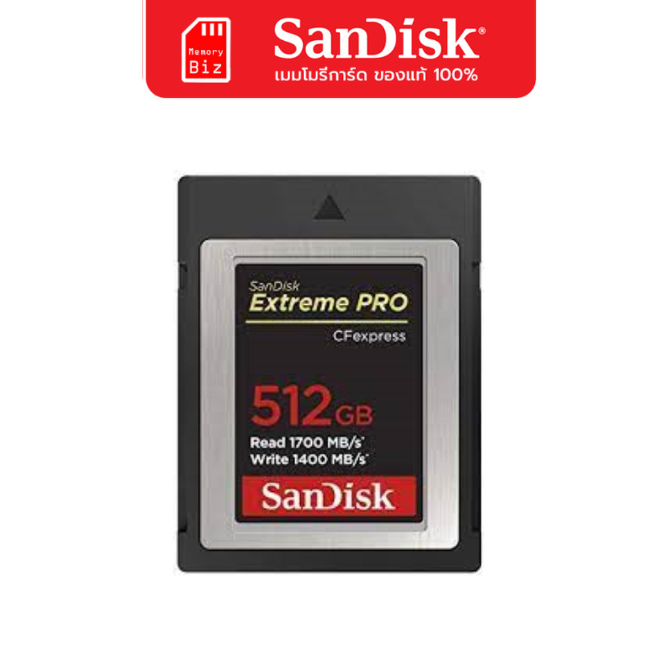 SanDisk Extreme PRO® CFexpress® Card Type B, 512GB (SDCFE-512G-GN4NN)