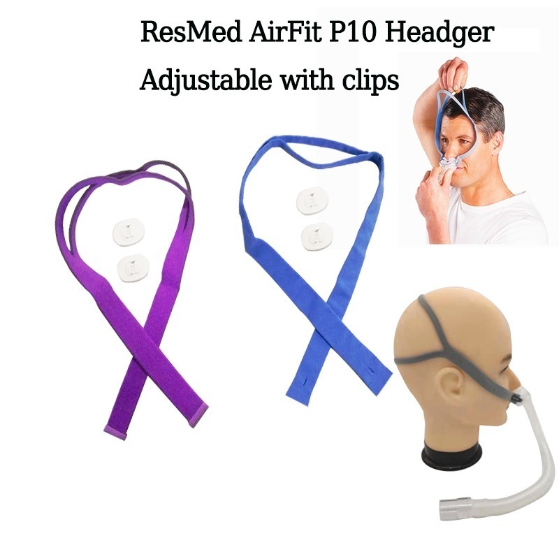 Cpap สายคาดศีรษะ ยืดหยุ่น แบบเปลี่ยน สําหรับ ResMed AirFit P10
