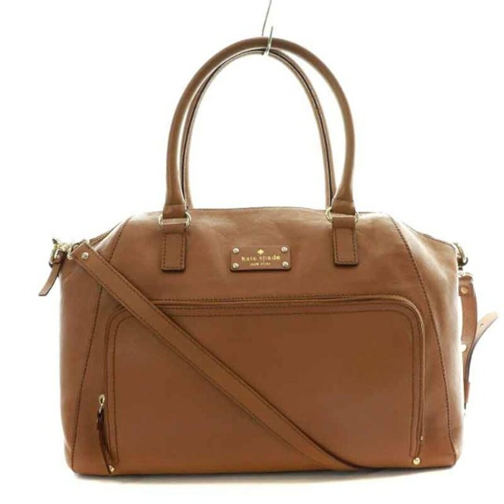 Kate Spade Boston bag handbag tote bag shoulder bag brown Direct from Japan Secondhand
