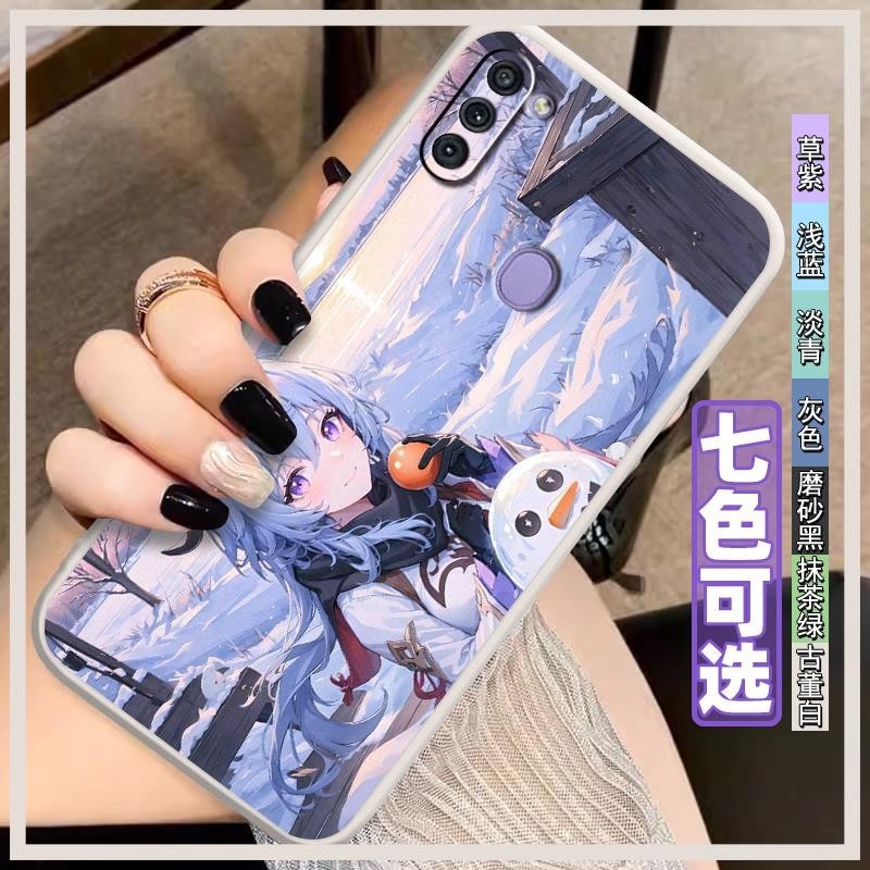 Anime Silica gel Phone Case For Samsung Galaxy M11/M115F youth protective luxury Durable Simple Back Cover Cover cute