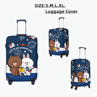 การดูแล หมี ฝาครอบป้องกันกระเป๋าเดินทางที่ทนต่อการสึกหรอแบบห…