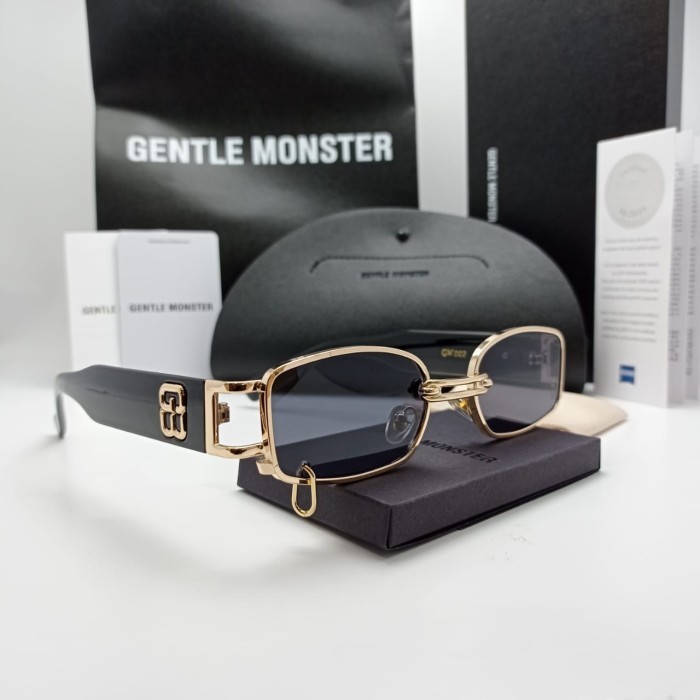 Hitam GENTLE MONSTER GM GW02 แว่นตากันแดด แบรนด์ Ori GENTLE MONSTER