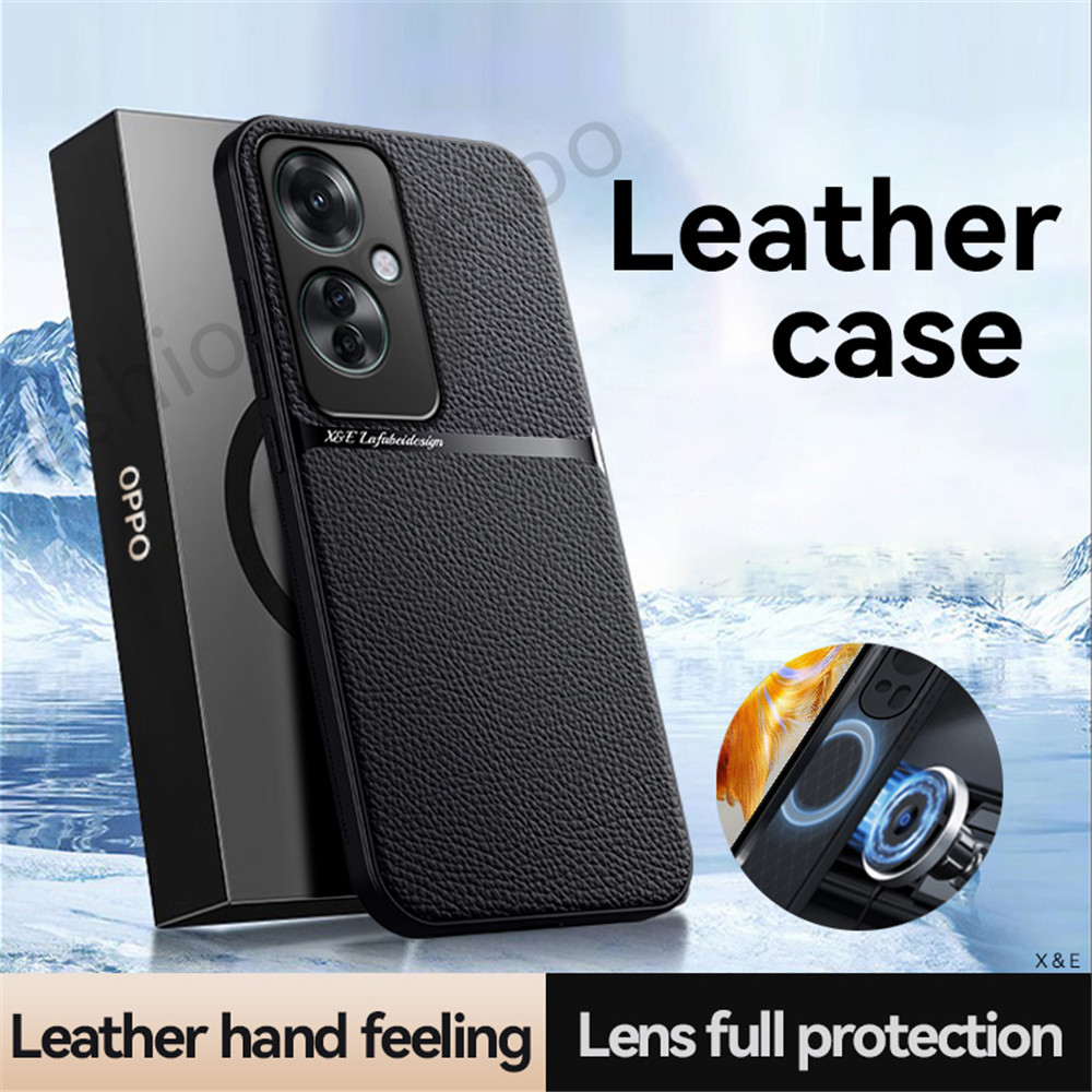 เคสโทรศัพท์มือถือหนัง PU นิ่ม ผิวด้าน กันกระแทก สไตล์เรโทร สําหรับ Oppo Reno 11 pro 11pro Reno11 pro Reno11pro Reno 11 F Reno11 F Reno11F 5G
