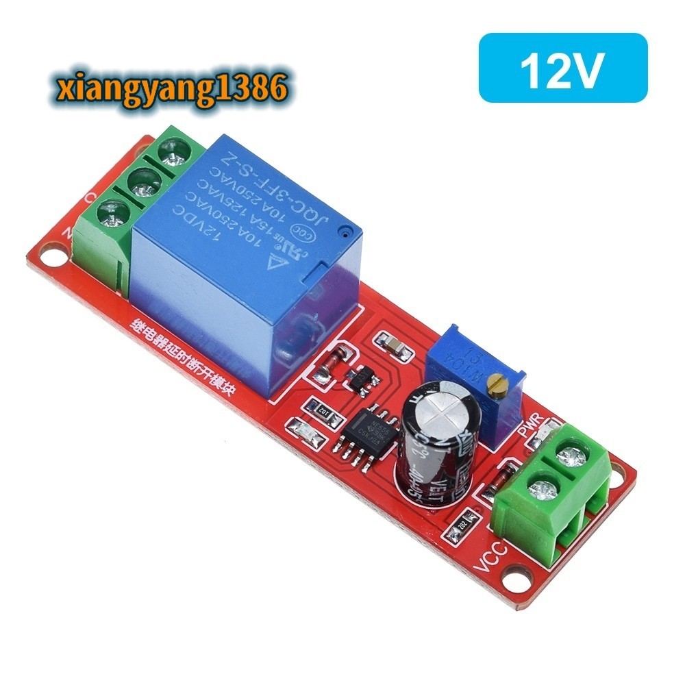 รีเลย์ตั้งเวลารีเลย์ 5V 12V Delay Relay NE555 สําหรับรถยนต์