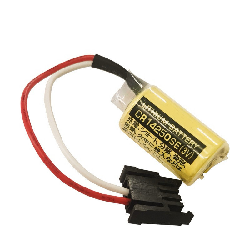 FDK แท้  CR14250SE CR14250 14250 3V แบตเตอรี่ลิเธียม FANAC มี แจ็คดำ