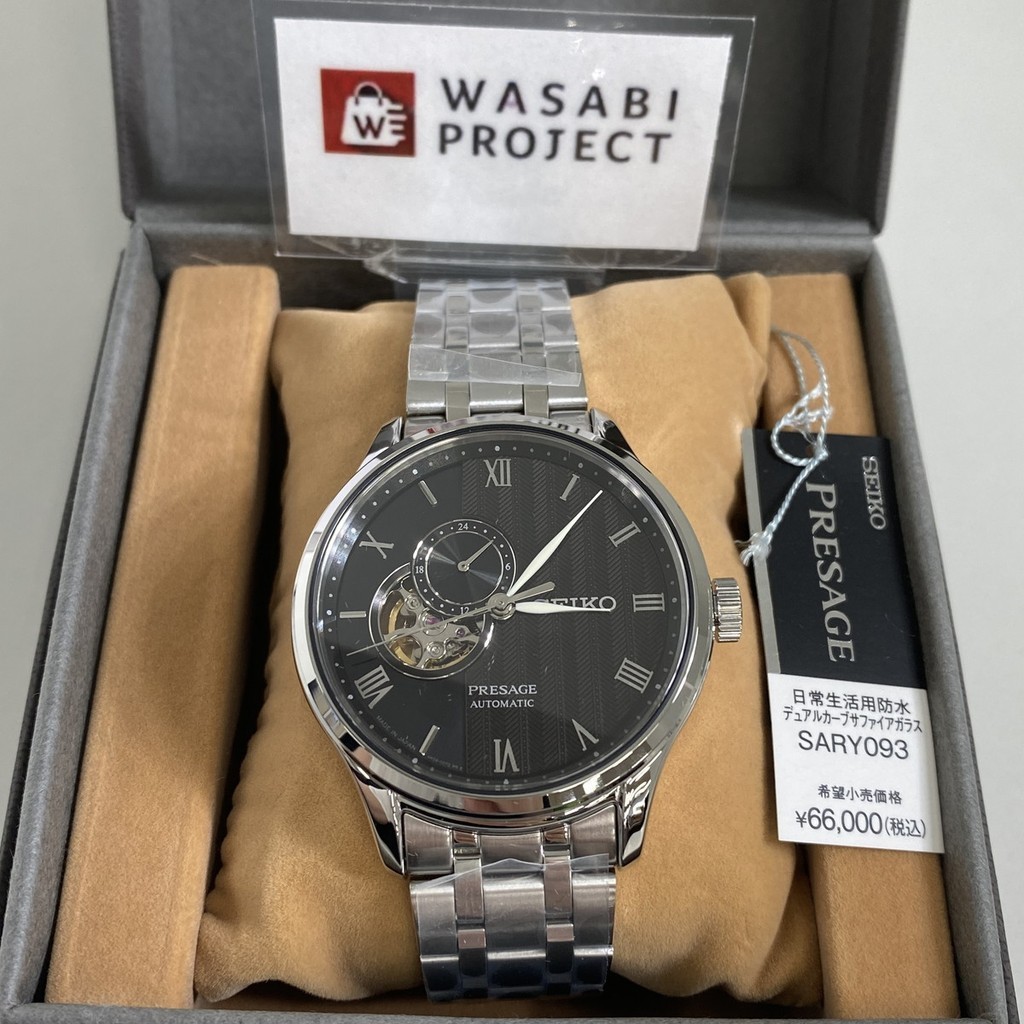 [Authentic★Direct from Japan] SEIKO SARY093 Unused Automatic Sapphire glass Black SS Analog Men Wrist watch นาฬิกาข้อมือ
