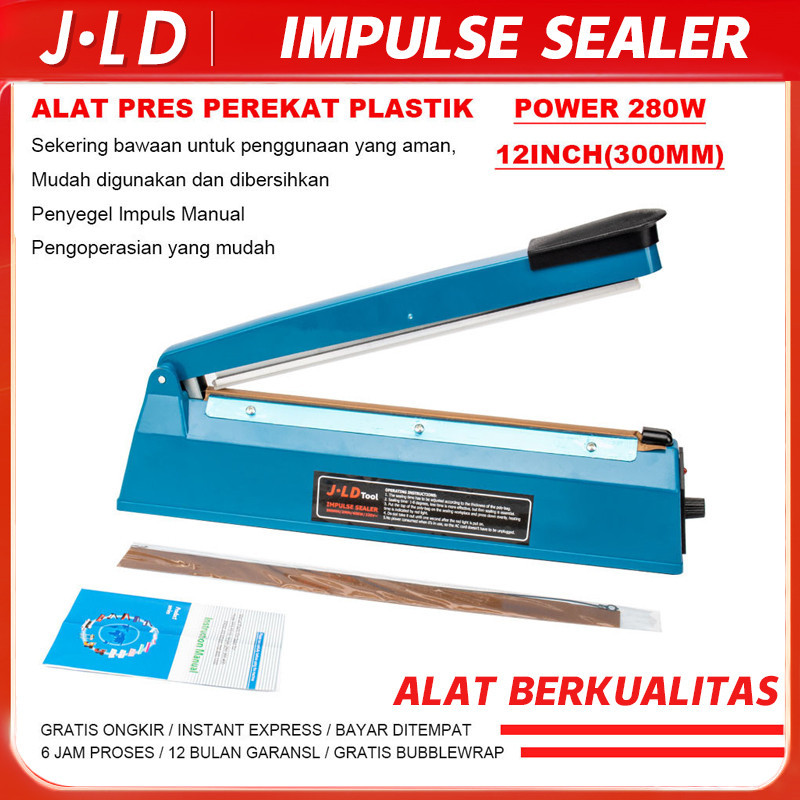 MESIN JLD เครื่องมือ Impulse sealer พลาสติกกดเครื่องมือ Impulse Sealer พลาสติกกาวเครื่องมือกดคุณภาพส