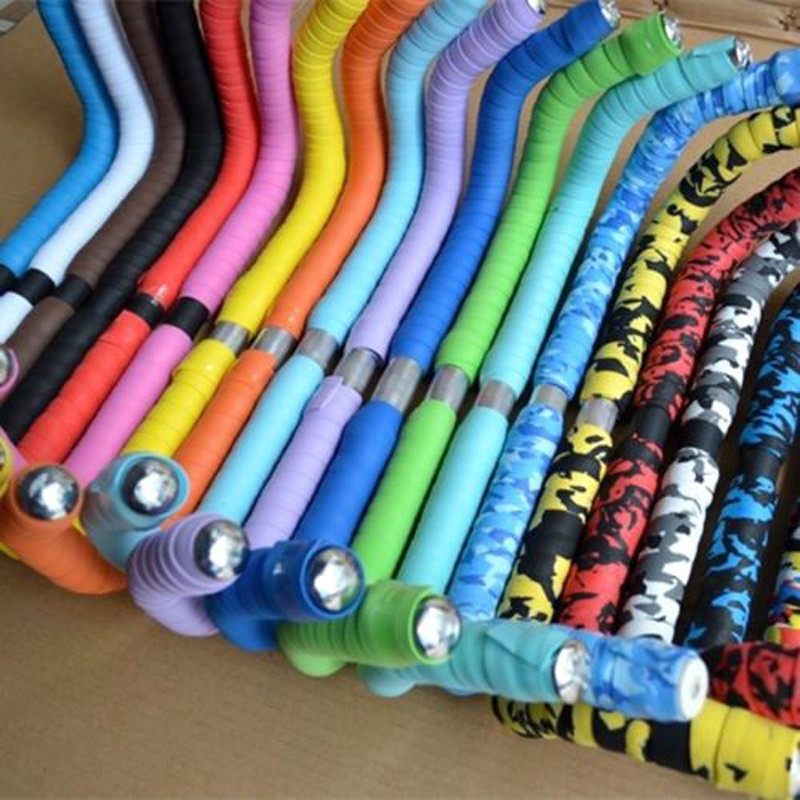 [freestyle01.th ] Fixed GEAR 2pcs Road Bicycle Handlebar Tape Handle Grip Bar Tape with End Plug