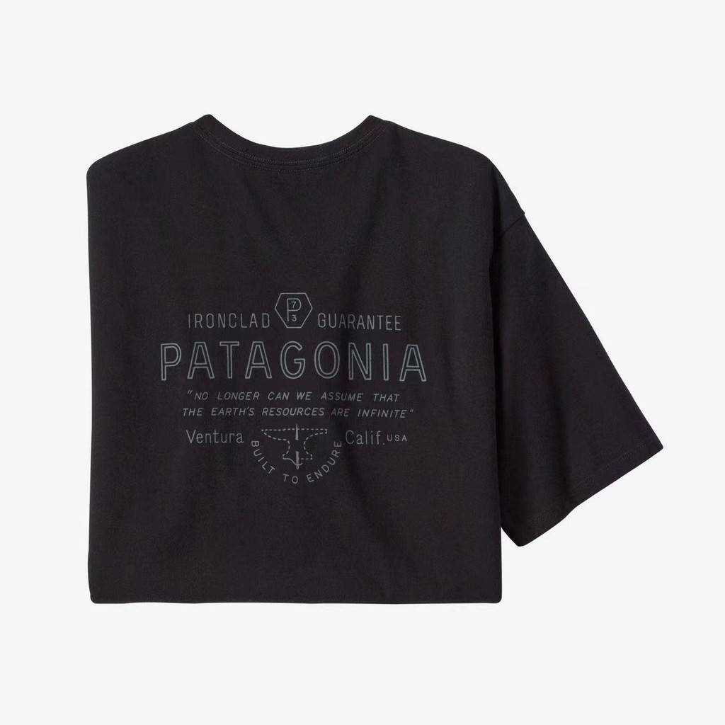 2024 เสื้อยืดแขนสั้น ผ้าฝ้าย พิมพ์ลาย Patagonia แฟชั่นฤดูร้อน สําหรับผู้ชาย และผู้หญิง