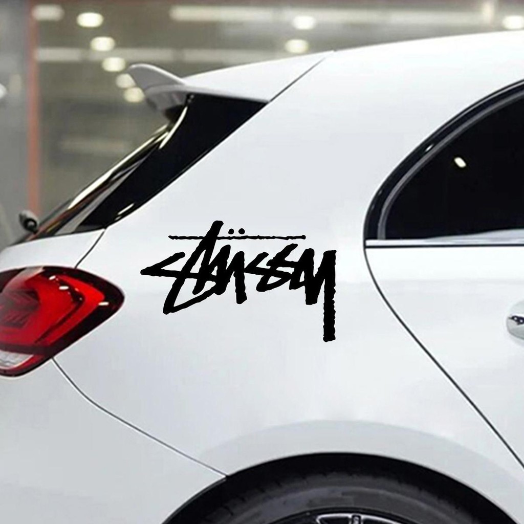 Us Chaopai Stussy รถ Decals Die Cut สติกเกอร ์ ไวนิลสําหรับตกแต ่ งหน ้ าต ่ างอัตโนมัติ Decal - รูปที่ 2