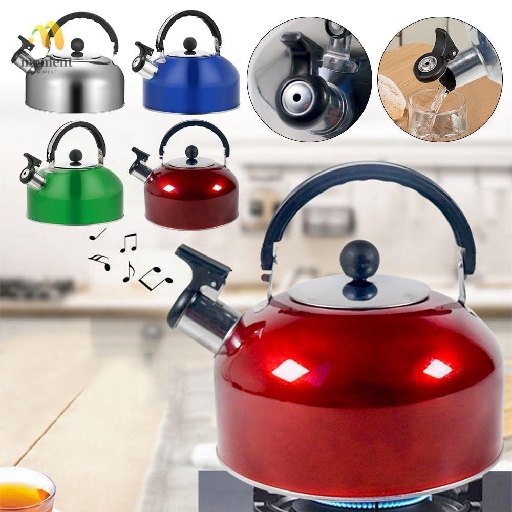 Moment 3L Whistling Kettle สแตนเลสสําหรับเดินป ่ าทําอาหารสําหรับโฮมออฟฟิศร ้ านอาหารกาน ้ ําชาสําหรับการเดินทาง