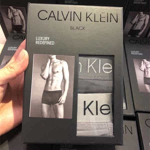 กางเกงใน กางเกงใน ck ของแท้ Calvin Klein Men's ck กางเกงชั้นในยี่ห้อผ้าฝ้ายระดับไฮเอนด์นักมวยกางเกงขาสั้นบ็อกเซอร์ระดับกลางกล่องของขวัญ