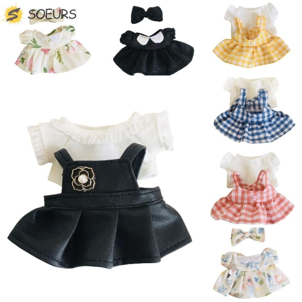 ซื้อ Soeurs 1 ชุด Labubu Time Clothes, Dolls Clothes Toy Accessories 17cm Cotton Dolls Clothes, Cute White shirt Dress Set Cute Plush Dolls Clothes Cotton Doll Accessories