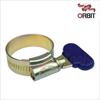 ORBIT เข็มขัดรัดท่อเหล็ก หางปลาหุ้มPVC ผลิตจากเหล็กชุบอิเลคโตรเพลทติ้งทั้งตัว ทนการกัดกร่อน รองรับแรงบิดสูง