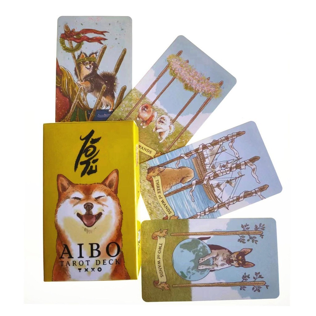 ขายร้อนไพ่ทาโรต์สําหรับdivinationส่วนบุคคลaibo Tarot Deckเวอร์ชันภาษาอังกฤษไพ่ทาโรต์ไพ่ทาโรต์เกมกระด