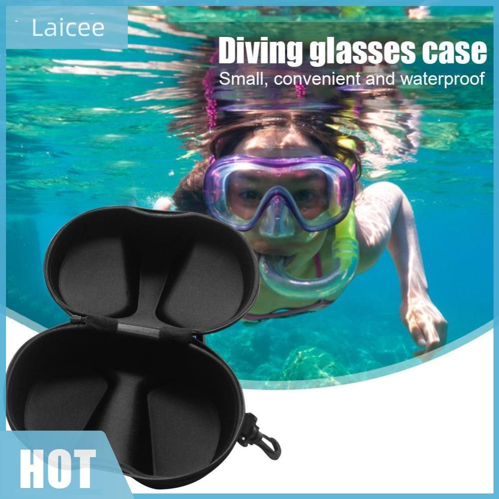 [Laicee.th] เคสหน้ากากดําน้ํา EVA แบบพกพาว่ายน้ํา Scuba กล่องเก็บแว่นตา Scuba Mask Case