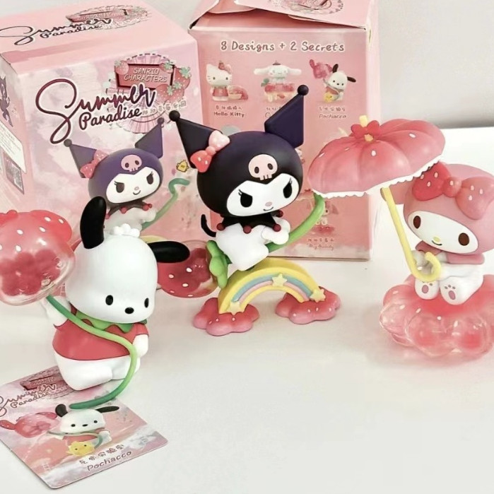💜พร้อมส่ง🎁Sanrio Kuromiกล่องสุ่ม โมเดล (ราคา1กล่อง/1ตัว) โมเดล แบบสุ่ม ถูกสุด โมเดลของสะสม ตุ๊กตาน่ารัก ของขวัญ