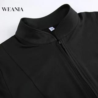 (shipped from Thailand) Weania ชุดจั ๊ มสูททรงสลิมแขนยาวผู ้ หญิง