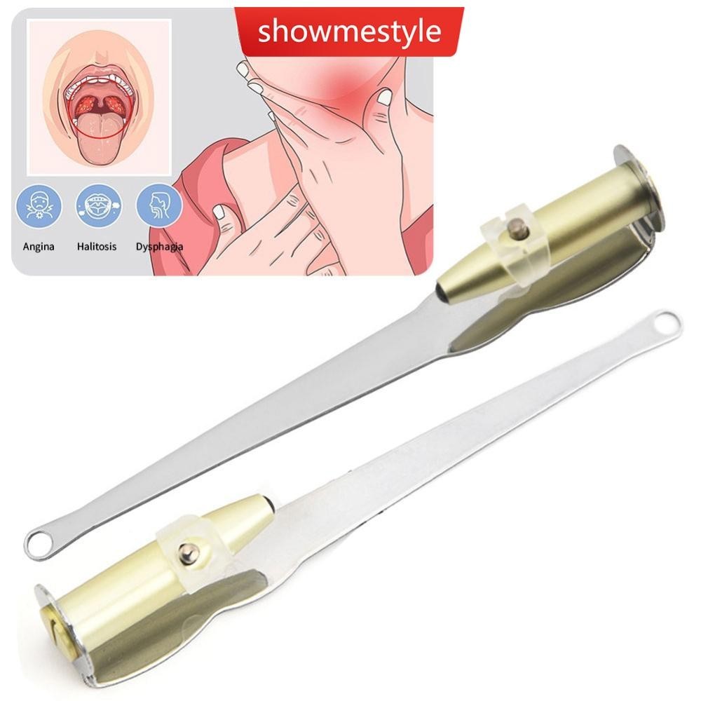 Sms Tonsil หินเครื่องมือกําจัดไฟ LED สแตนเลส Remover ปากทําความสะอาด Care เครื่องมือ Tonsil Stone Re