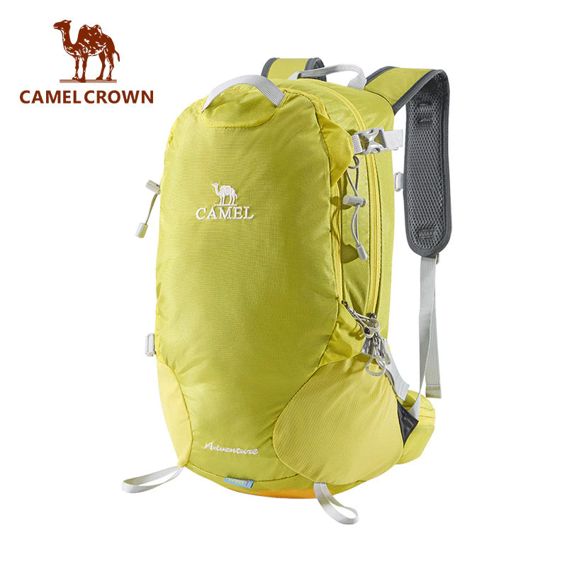 CAMEL CROWN กระเปาเป ้สะพายหลังกันน ้ากลางแจง 20ลิตร กระเปาเป ้สะพายหลังพับได ้น ้าหนักเบา
