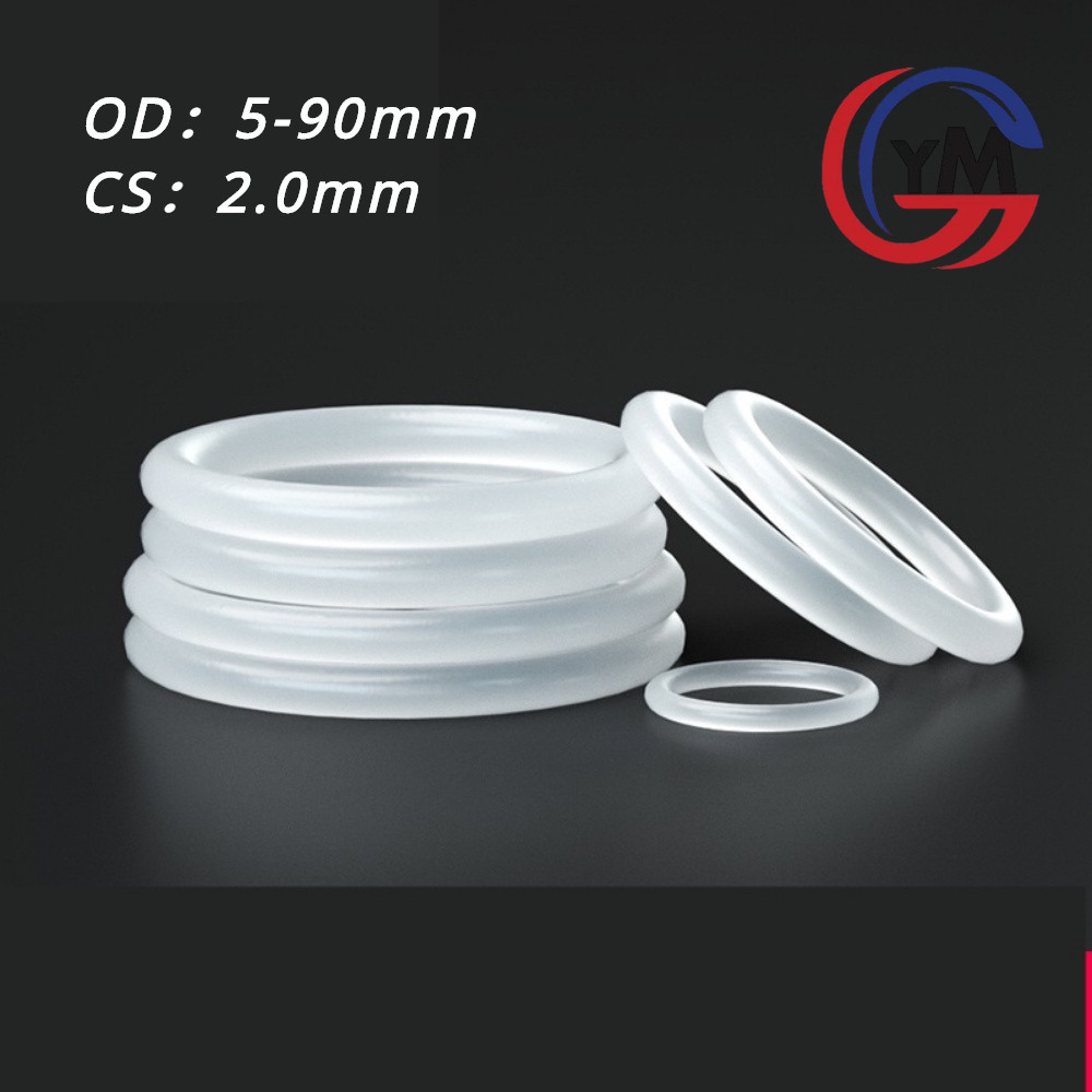 [ Ymh1 ] โอริง ORing O-ring ยางโอริง เกรดอาหาร ยางซิลิโคน เลือกขนาดได้ (OD5-90mm * CS2.0mm)