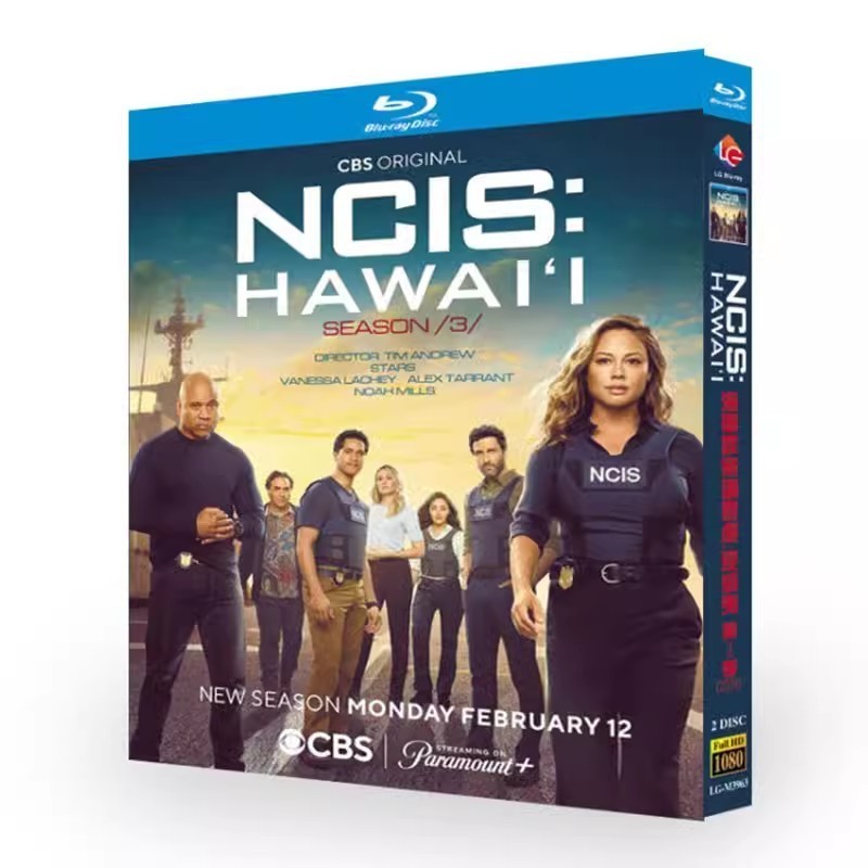 แผ ่ นดิสก ์ Blu-ray American Series NCIS แผ ่ นดิสก ์ Blu-ray American Series NCIS แผ ่ นดิสก ์ Blu-ray American Series NCIS Hawai 'i Season 3 ( 2024🚚 2BD G09