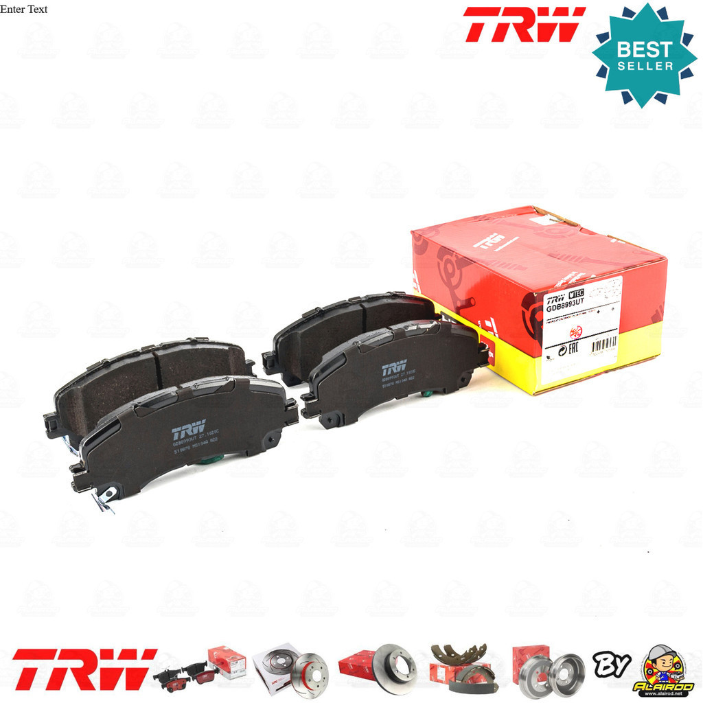 TRW ผ้าเบรคหน้า TRW UTEC GDB 8993 UT สำหรับ CHEVROLET COLORADO ปรับโฉม 2WD, 4WD year 2017-2020